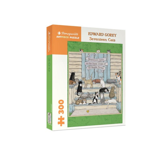 Edward Gorey: Seventeen Cats 300 Piece Jigsaw Puzzle