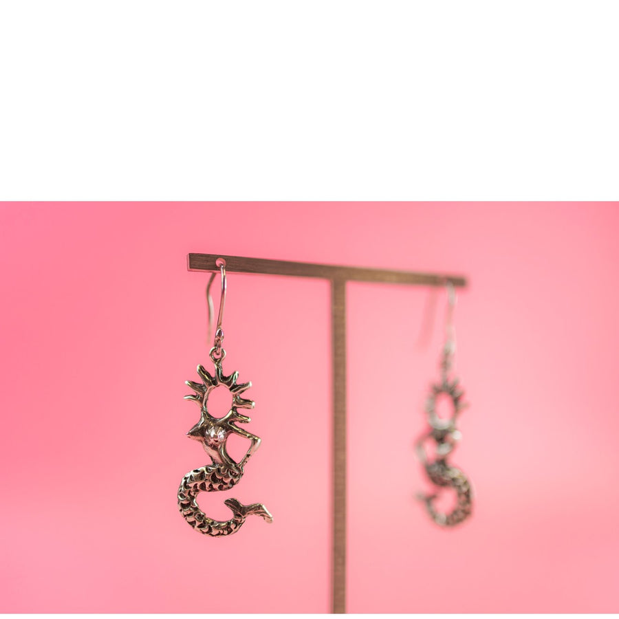 Sterling Silver La Sirena Earrings