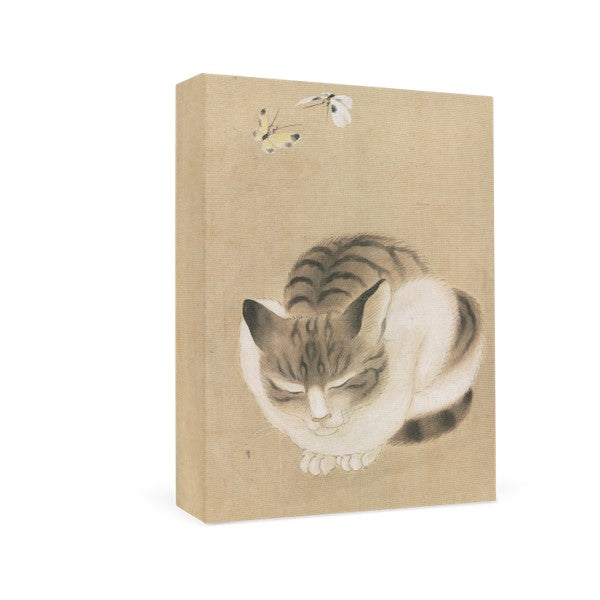 Sleeping Cat & Butterflies Notecard Boxed Set