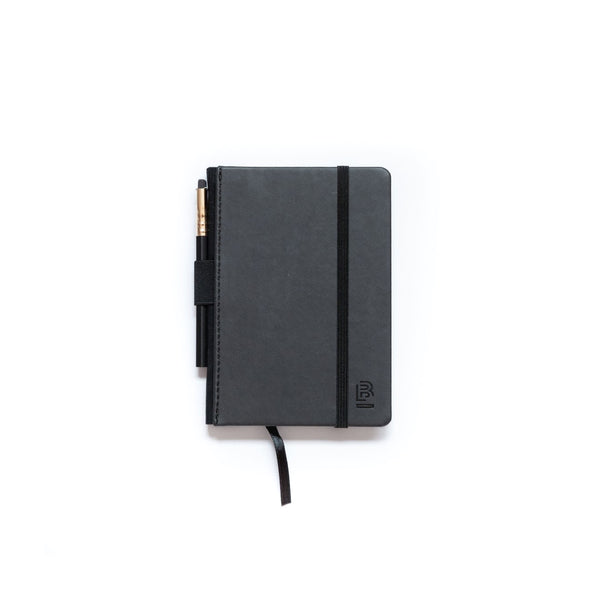 Small Blackwing Black Blank Notebook with Pencil