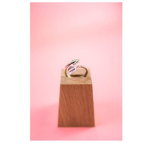 Sterling Silver Adjustable Arrow Ring