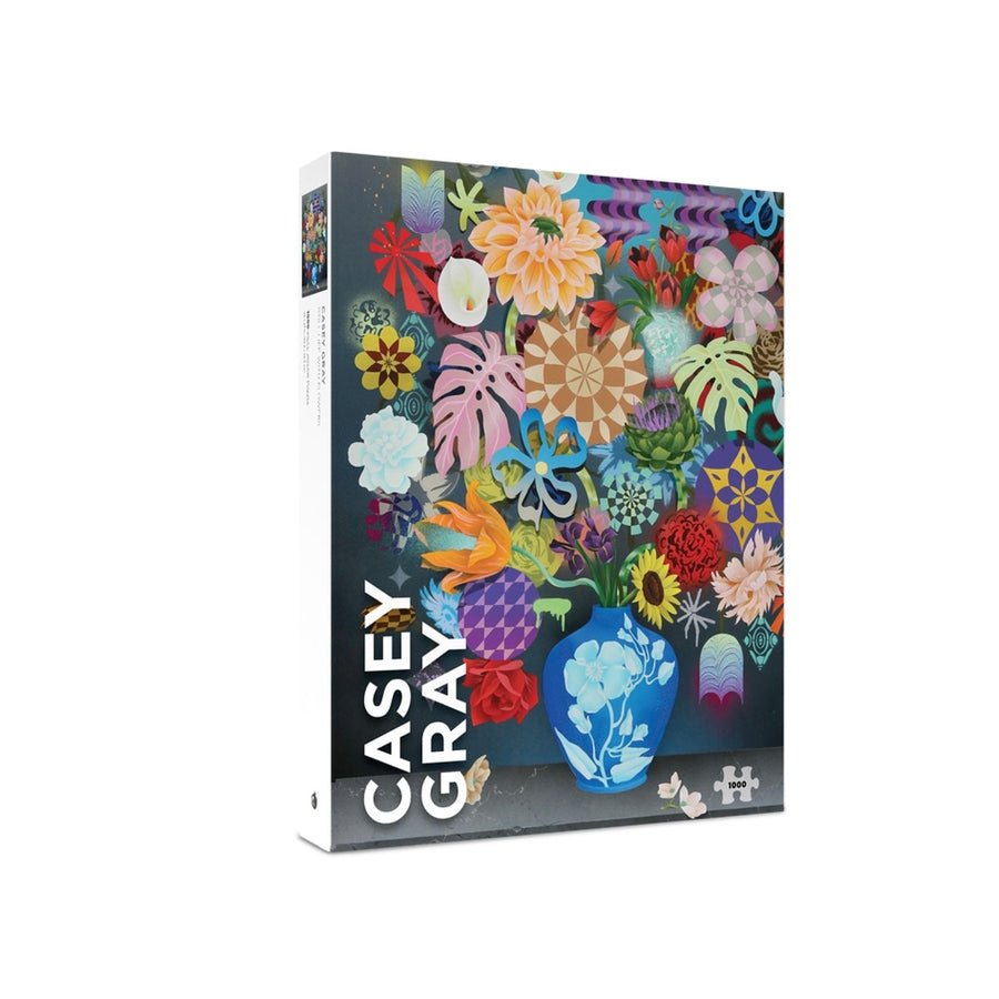 Casey Gray: Still Life with Flowers 1000 Piece Jigsaw Puzzle