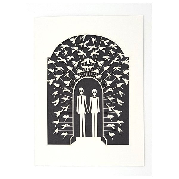 Two Grooms Greeting Card
