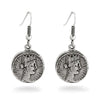 Roman Tychee Coin Earrings