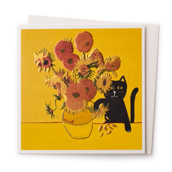 Vincent's Cat Greeting Card
