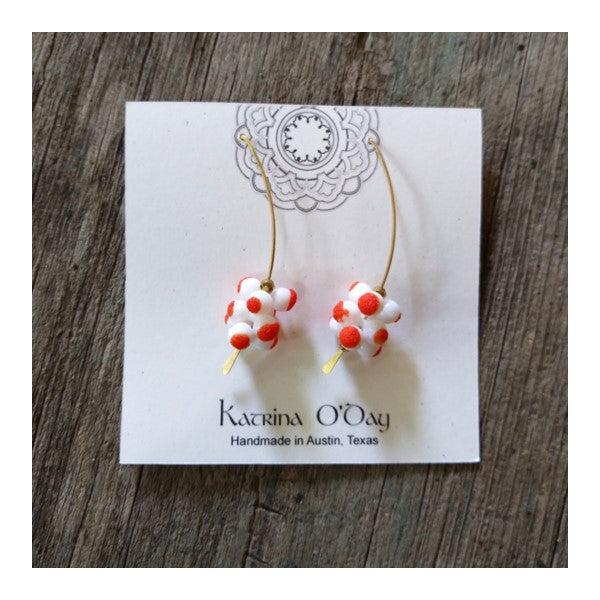 Vintage Sugar Bead Earrings