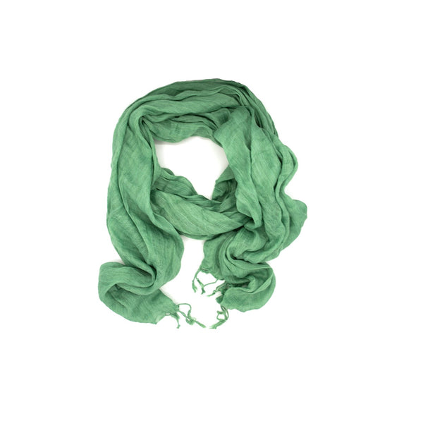 Woven Simplicity Jade Scarf