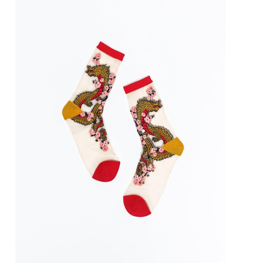 Year of the Dragon Sheer Socks