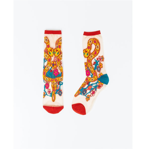 Year of the Snake Sheer Socks