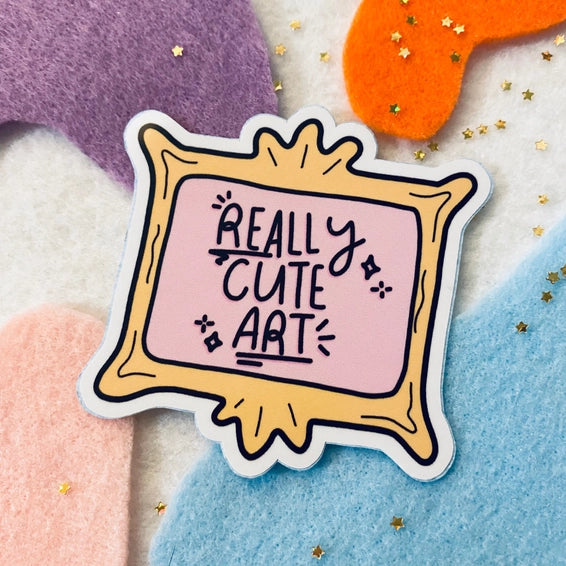 Really Cute Art Vintage Frame Sticker
