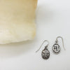 Mini Egyptian Scarab Earrings