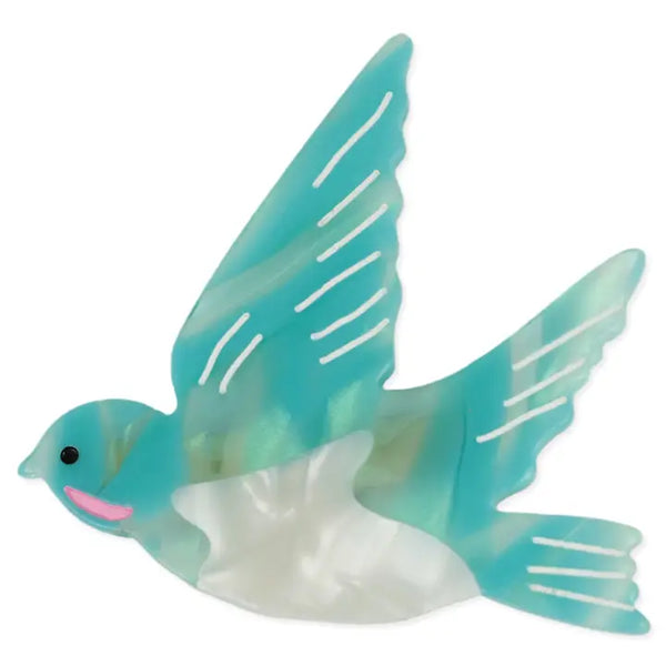 Blue Bird Hairclip