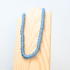 African Blue Glass Bead Necklace