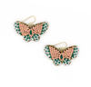 Beaded Butterfly Earrings