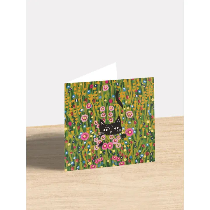 Klimt Flower Garden Card