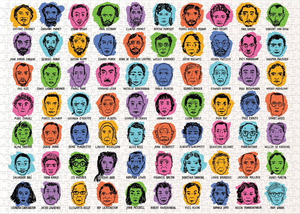 Modern Artists 1000 Piece Jigsaw Puzzle