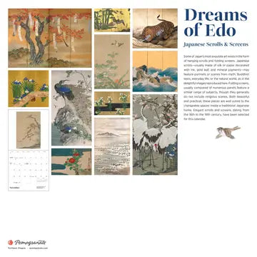 Dreams of Edo: Japanese Scrolls & Screens 2026 Calendar