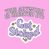 Really Cute Art Vintage Frame Sticker