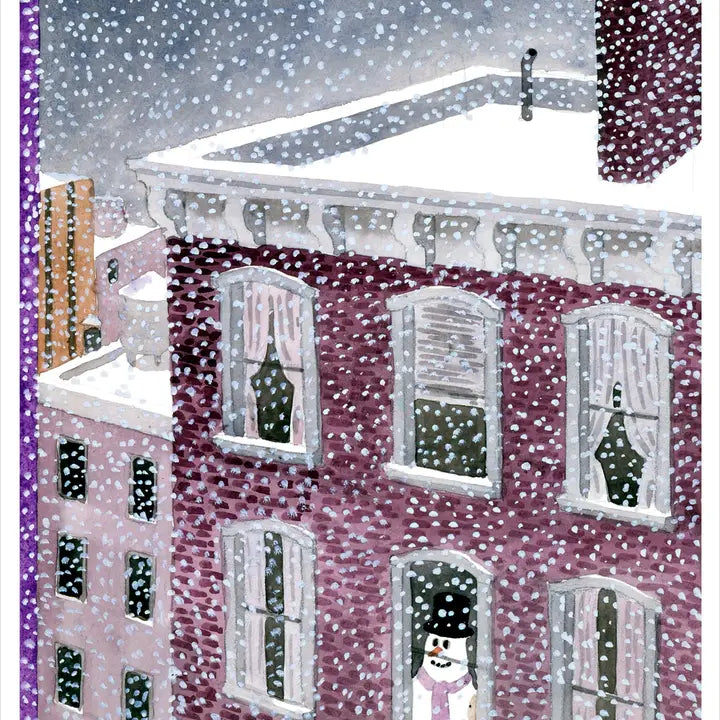 Charles Addams: Brownstone Snowman Boxed Holiday Cards