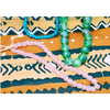 African Pink Glass Bead Necklace