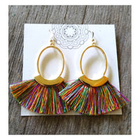 14kt GF Rainbow Fringe Earrings