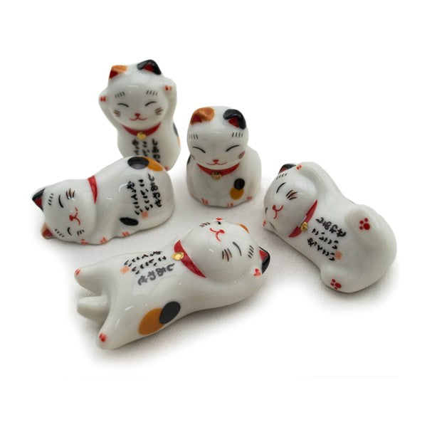 Lucky Cat Chopstick Holders