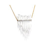 Mini Clear Kinetic Shield Necklace