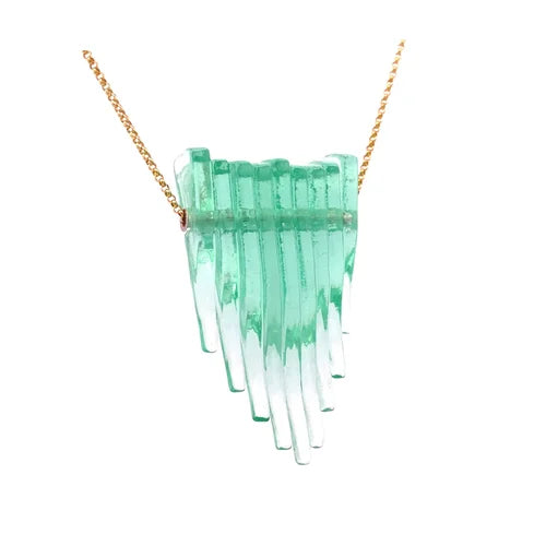 Mini Jade Kinetic Shield Necklace