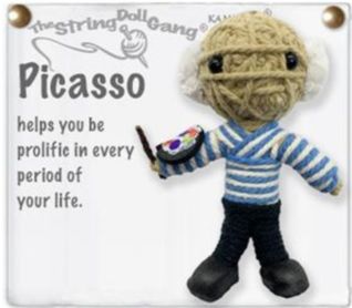 Pablo Picasso String Doll Keychain