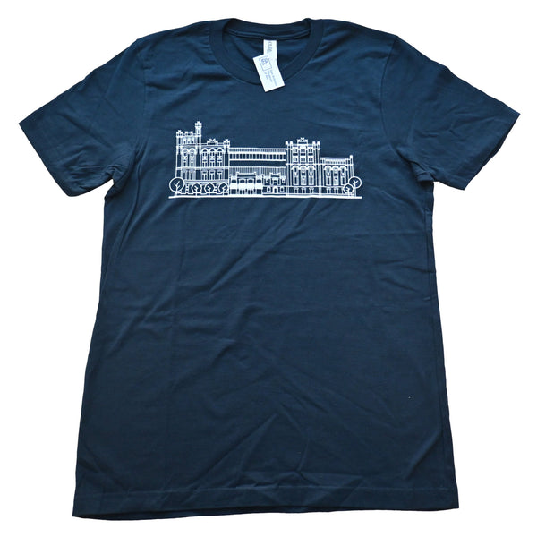 Blue SAMA Building T-Shirt