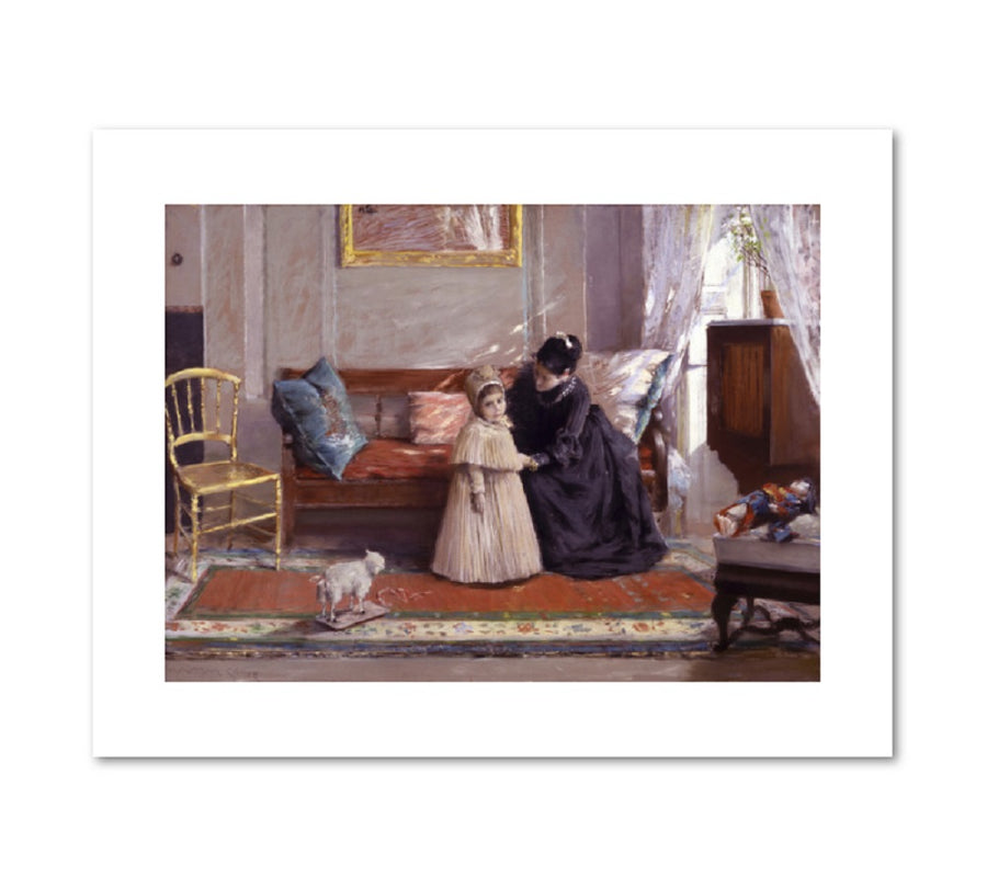"Mrs. Chase and Child (I'm going to see Grandma)" Print