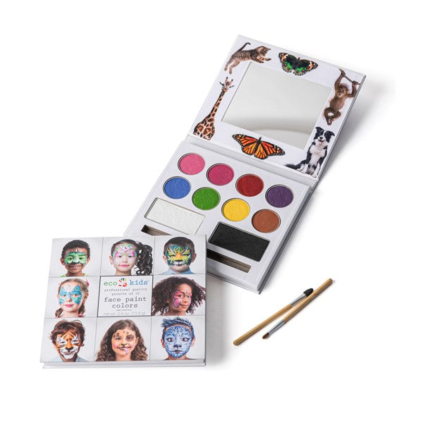 Eco-Kids Face Paint Colors with 8 different colors and mirror attached