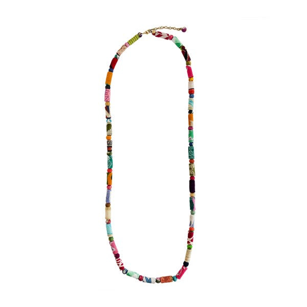 Kantha Dot Dash Necklace