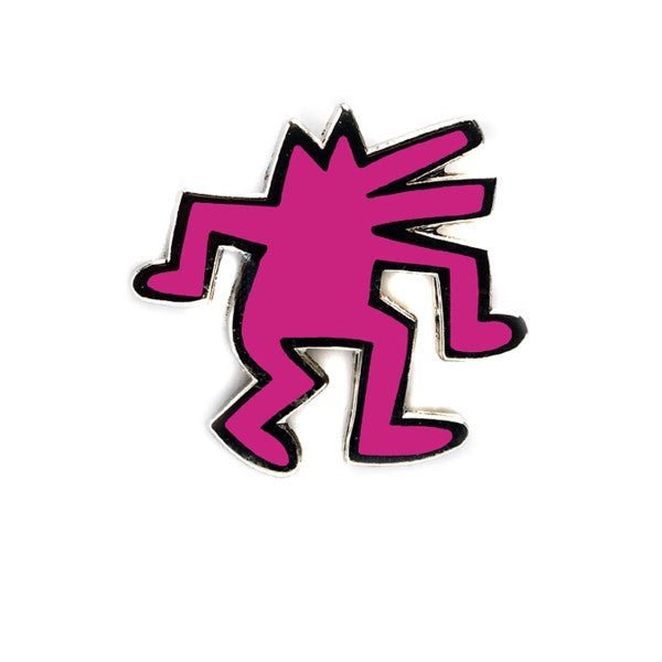 Keith Haring Dancing Dog Pin